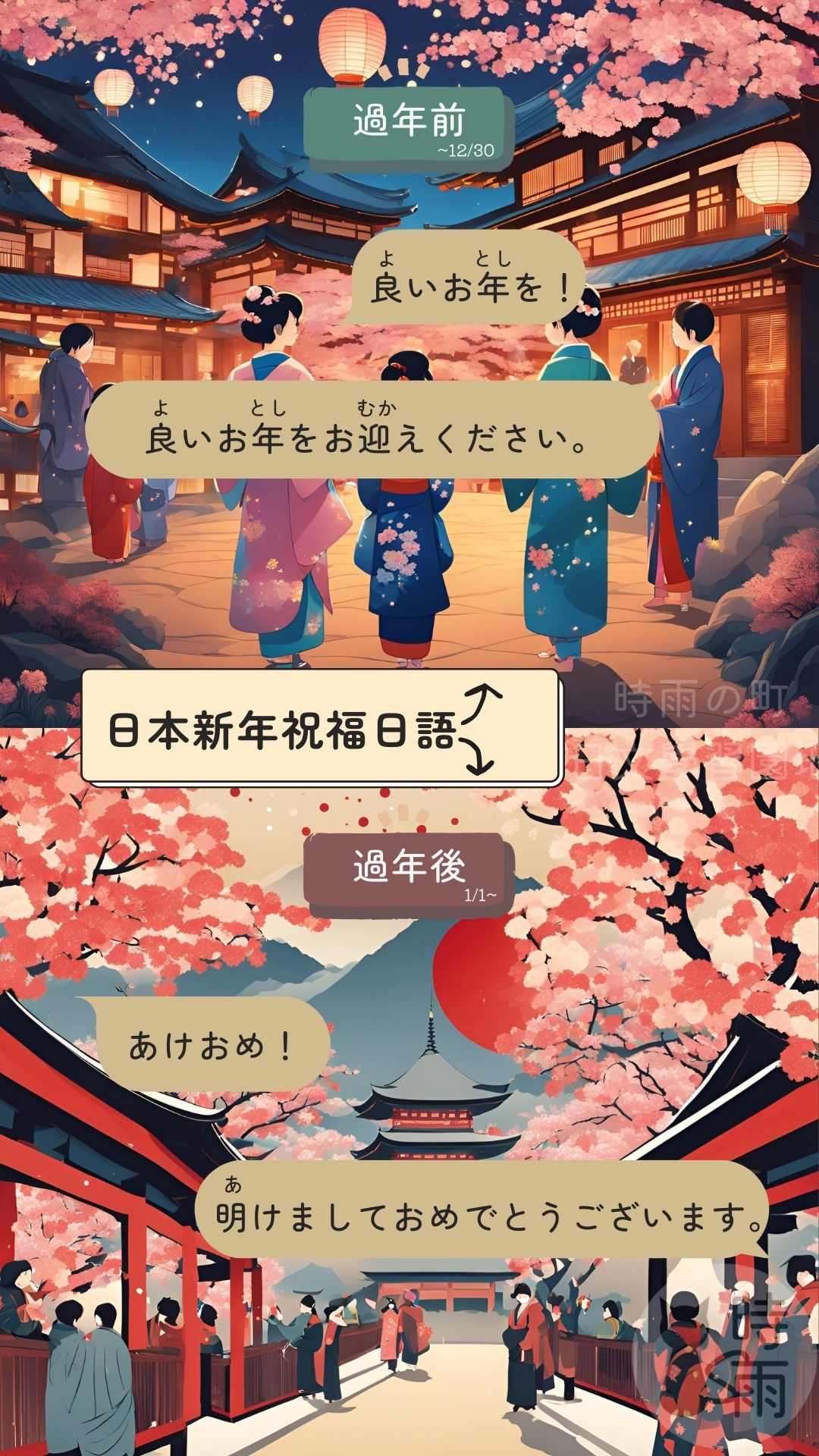 日本新年祝福語