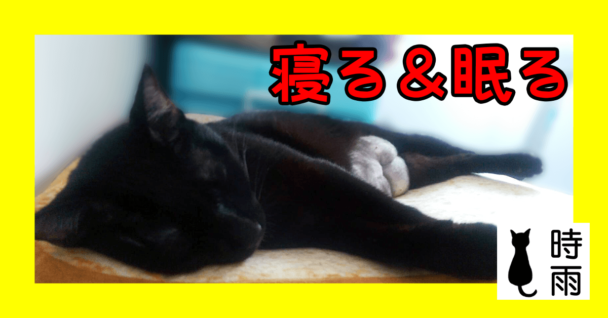 「寝る」和「眠る」的差別